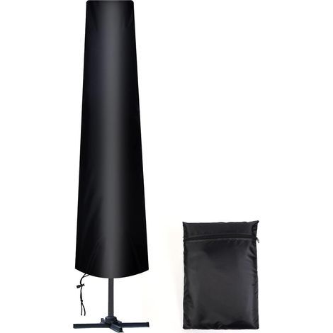 Housse Parasol Droit，210d Oxford Housse De Protection Pour Parasol Avec Sac De Rangement, Résistant Aux Intempéries, Aux Uv, À La Neige 1832535cm