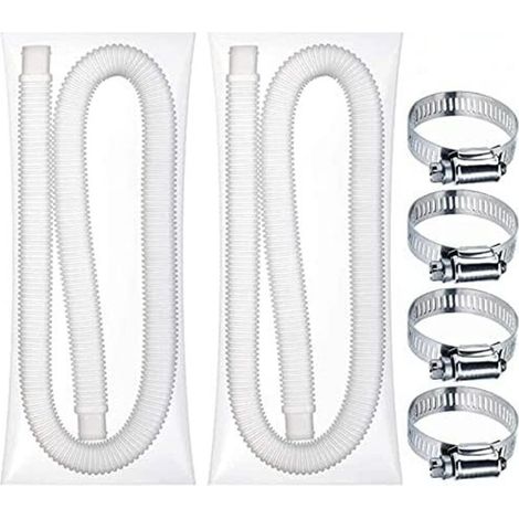 Tuyau De Piscine - Pour Piscines Hors-sol - 3,18 Cm De Diamètre - Pour Modèles 330 Gph, 530 Gph Et 1 000 Gph, Tuyau De Pompe De Filtration De 144,78 Cm De Long