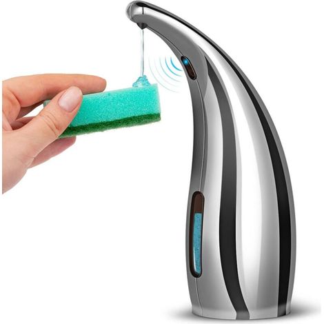 Distributeur De Savon Automatique Inductif 300 Ml – Étanchéité Ipx6 – Capteur Sans Contact Pour Usage Hygiénique – Installation Facile