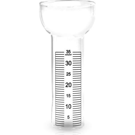 Verre De Remplacement Pour Pluviomètre Motif Grenouille, Souris, Corbeau, Etc. Avec Échelle Jusqu'à 35mm/m²