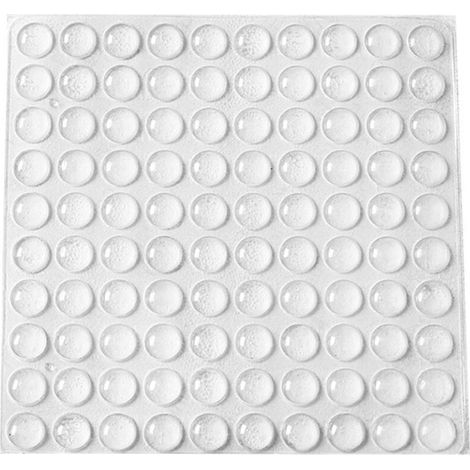 Butées De Protection En Caoutchouc, 200 Pcs Arrêts De Portes Mural, Tampons De Porte, Nouveau Matériau Réutilisable, Transparente Pieds Adhésifs Anti-choc Pour Protéger Les Murs Et Meuble.(10×3mm)