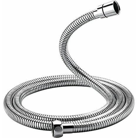 Flexible De Douche Universel (1,5m), Flexible De Douche Anti-torsion Et Anti-vrillage, Acier Inoxydable/chromé