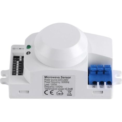 Interrupteur &agrave D&eacutetection De Mouvement Intelligent Micro-ondes &agrave 360 Degr&eacutes