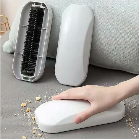 Brosse À Débris 20 Cm – Ramasse Miettes Manuel En Polypropylène – Nettoyage Efficace Des Cheveux Et Débris – Stockage Intégré Des Déchets