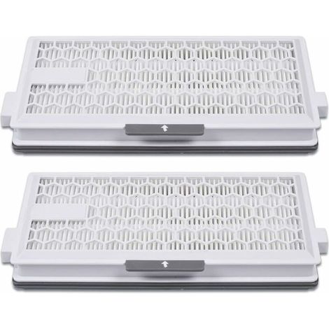 Lot De 2 Filtres Hepa Airclean Plus 50 Pour Aspirateurs Miele – Filtration Jusqu'à 0,3 Micron – Compatible Complete C3, C2, S4, S5, S6, S8 - S8340