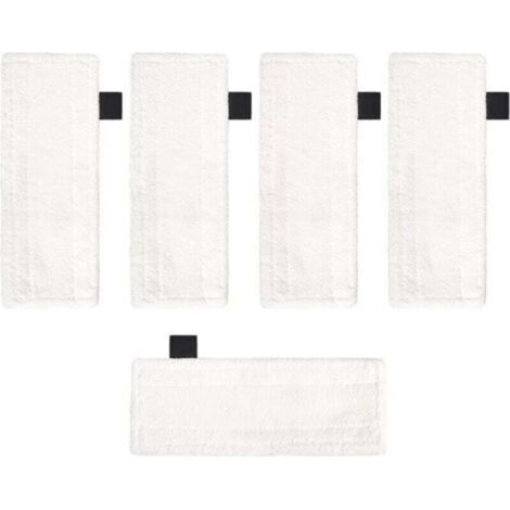 Lot De 5 Serpillères En Microfibre Pour Nettoyeurs Vapeur Karcher Easyfix Sc2 Sc3 Sc4 Sc5, Accessoires De Nettoyage