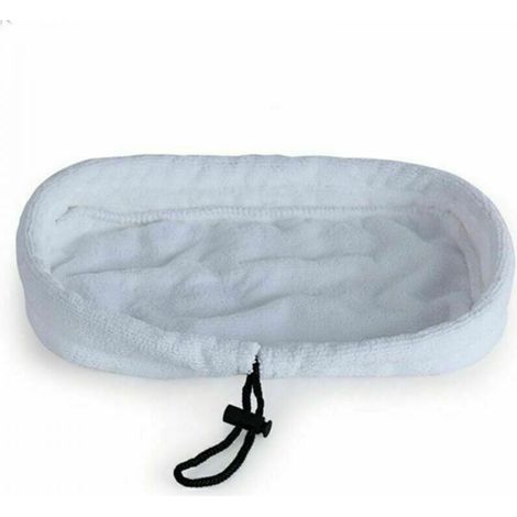 Lot De 5pcs De Rechange Universels Lavables En Microfibre Pour Balai À Vapeur, 27 X 16 Cm (blanc)