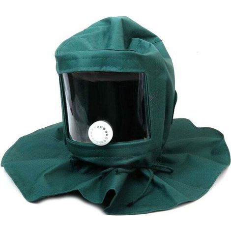 Casque Masque Protection Anti-vent Anti-poussière Pour Sablage - Protégez-vous Lors Des Travaux
