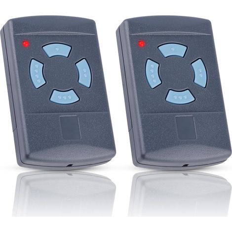 2 Télécommandes De Porte De Garage Hor-hsm4 868 Mhz, Télécommandes De Porte De Garage Hormann 868 Mhz Hsm2 Hsm4, Compatibles Avec Les Boutons Bleus Hörmann, 868,3 Mhz