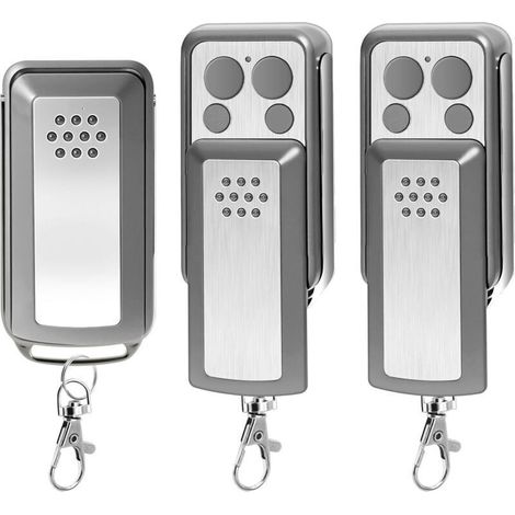 Télécommande Et Émetteur Mural Pour Motorisations3 Pcs Télécommande 114253,4 Boutons Télécommande Portail Porte De Garage Compatible Avec Avidsen 114253 104257 104251dyk-