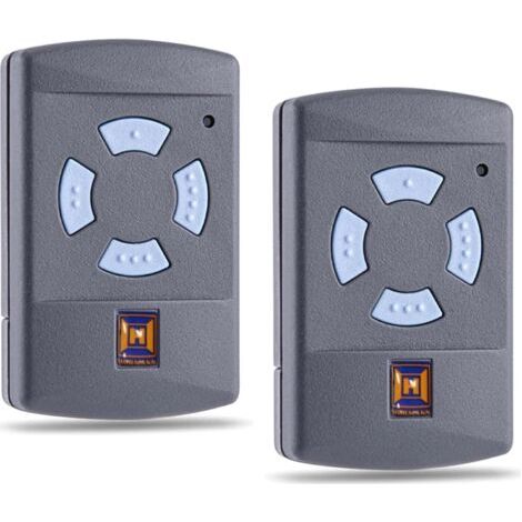 Télécommande De Garage 4 Canaux 868 Mhz – Compatible Hörmann Hsm4 – Portée 30 M – Pile Incluse – Émetteur Portatif Avec Manuel