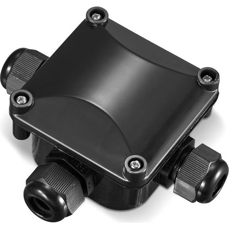 Tlgreen 10er-pack Anschlussdose, Ip66 Wasserdicht, 3-wege-stecker, Wasserdicht Für Den Außenbereich, Für Kabeldurchmesser 6,5–10,5 Mm