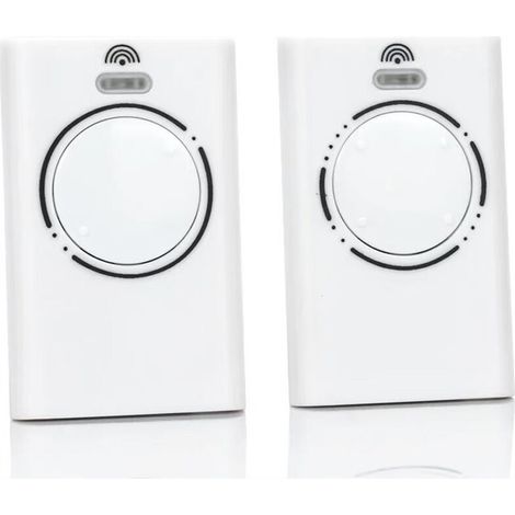 Télécommande Porte De Garage 2 Canaux 868mhz – Compatible Xt4 868 Slh, Xt2 868 Slh – Auto-apprentissage – Dimensions 40x63x10mm