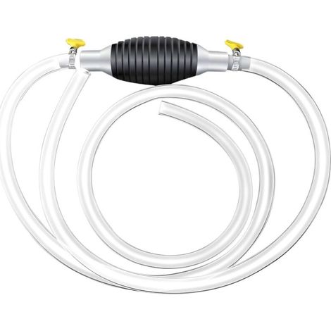 Manuelle Transferpumpe, Kraftstofftransferpumpe, Tragbarer Saugschlauch, Benzinpumpe Mit 1,5 M Schlauch Für Benzin, Wasser, Öl, Flüssigkeiten, Benzinpumpe