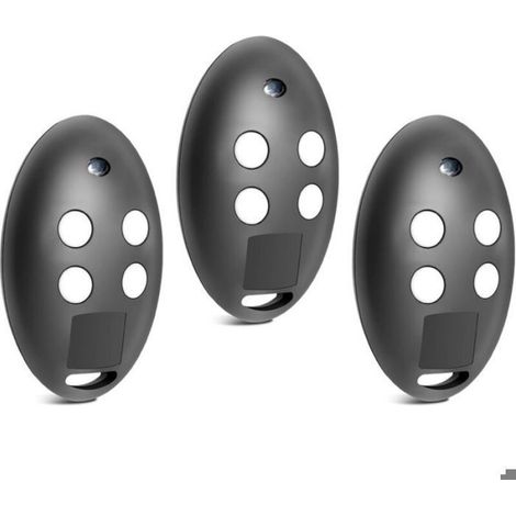 Telecommande Portail - 433,92 Mhz - 4 Canaux - Compatible Mitto2 Rolling Mitto 2 M - Lot De 3