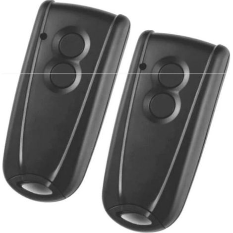 Télécommande Portail - 433 Mhz - Code Tournant - Compatible Motorisation Ecostar Rsc2 Rse2 Rsz1 - 2 Canaux - 1 Pièce