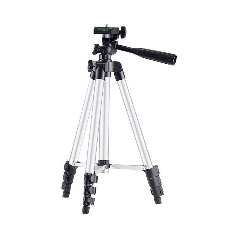 Teleskopstativ Für Rotationslaser-nivelliergerät, Kompatibel Mit Dewalt Und Makita, Silber