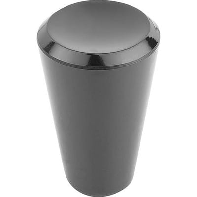 KONUSKNOPF FESTSTEHEND D=M08, D1=30, DUROPLAST SCHWARZ
