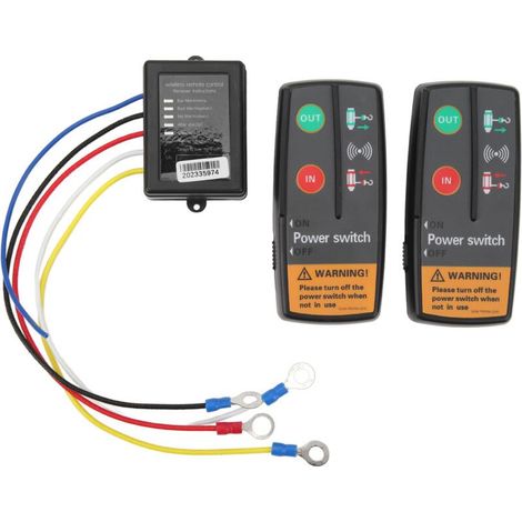 Contrôleur Sans Fil De Treuil, Kit De Télécommande De Treuil Sans Fil À Réponse Rapide 12v 24v Pour Atv Suv