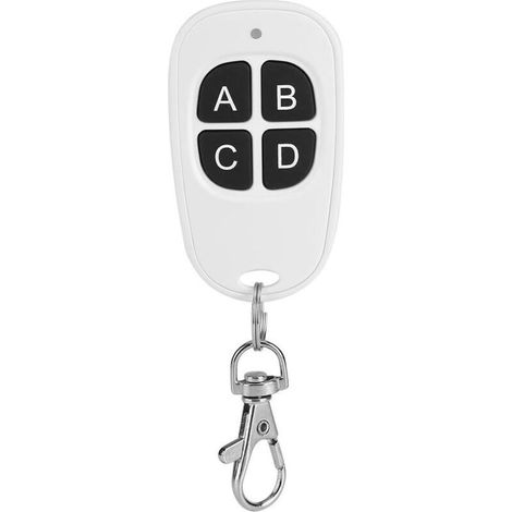 Télécommande Et Émetteur Mural Pour Motorisationstélécommande Universelle Pour Porte De Garage, Émetteur Sans Fil À 4 Canaux 433 Mhz, Compatible Avec Le Code D'Apprentissage 1527
