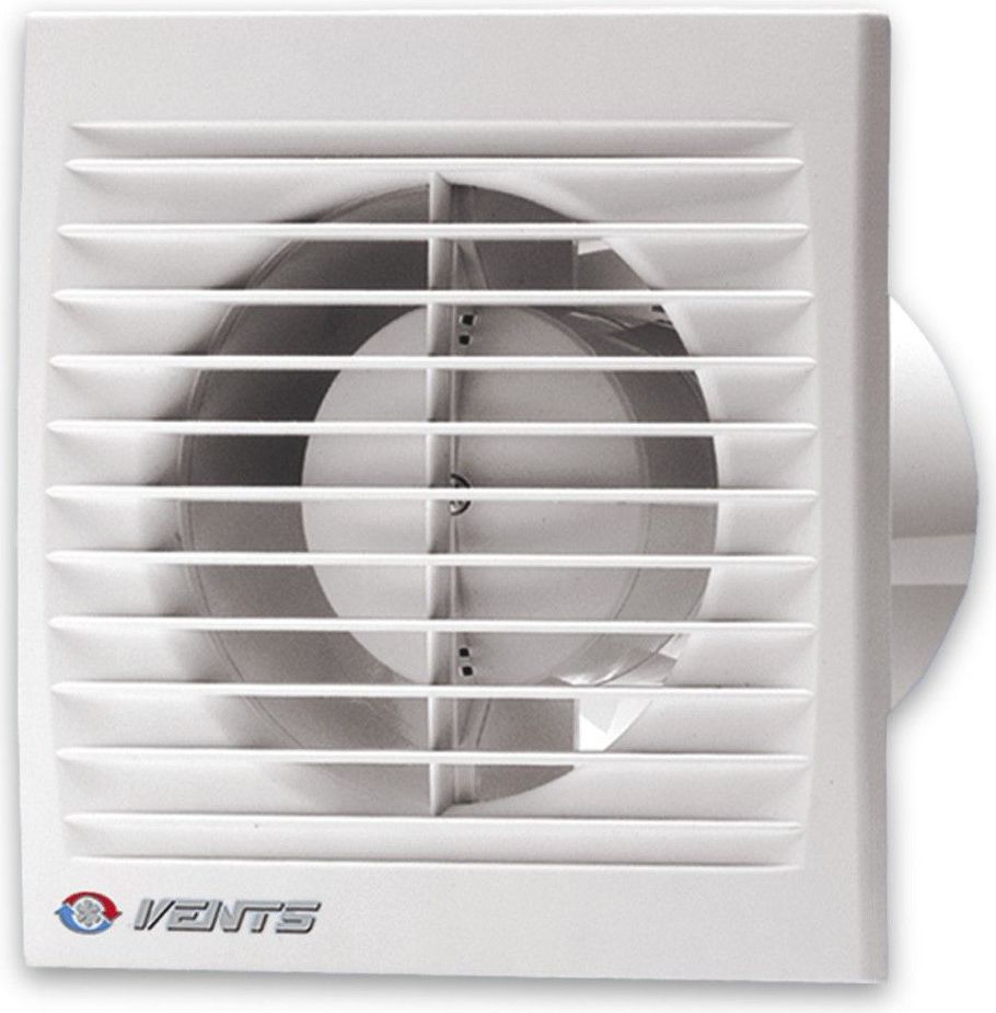 Badezimmerlüfter Ø 100 Mm, 230 V, 14 W, 95 M³/h, 35 Db, Wandmontage Mit Zugschalter (wp-ausführung), 100sv