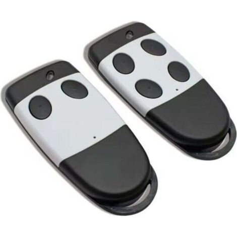 Lot De 2 Télécommandes Compatibles Cardin S449 Qz2 Qz4 433 Mhz, Émetteurs À Code Tournant À 2 Et 4 Boutons Pour Portes De Garage