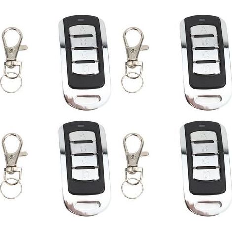 Ouvre-télécommande De Porte De Garage À 4 Boutons, 250 À 913mhz, Bande Complète, Haute Stabilité, Pour La Sécurité De La Maison (4pcs).