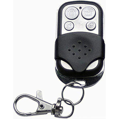 1 Pieces Telecommande Universelle Portail Garage 433.92 Mhz Code Fixe Rolling Code Bip Sans Fil Boitier Coulissant 4 Touches Canaux Copieuse Duplicateur Emetteur Automatique Porte Voiture Alarme