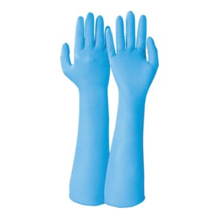 Chemikalienschutzhandschuh SivoChem® 759, Kat. III, blau, Größe 7