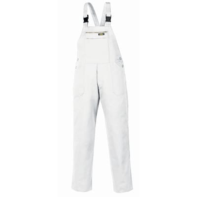 Latzhose 8034 weiß, Größe 46