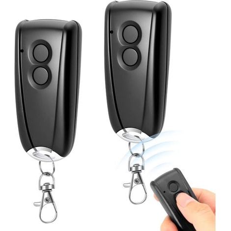 Bunthaus Pa 433,92mhz Telecommande Compatible Avec Ecostar Rsc2-433 Rse2-433, Rsz1-433,2 Canaux Télécommande Pour Hormann Ecostar Liftronic 500/700/800, Portronic D2500/d5000/s4000 (lot De 2)