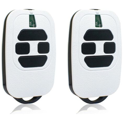 Bunthaus Pa Lot De 2 Émetteurs Portatifs Pour Porte De Garage – 433,92 Mhz – Compatible Dea Gti2/4, Gt2/4, Mio Tr2/4, Mio Tr2n/4n – Télécommande 2 Canaux