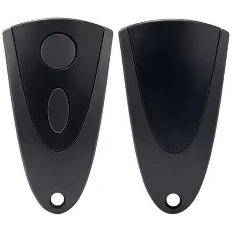 Bunthaus Pa Telecommande Portail Compatible Avec Novoferm Novotron 502 Max43-2 512 Mix43-2, 433,92mhz Bip Portail Porte De Garage, 2 Canaux, Noir, Lot De 2