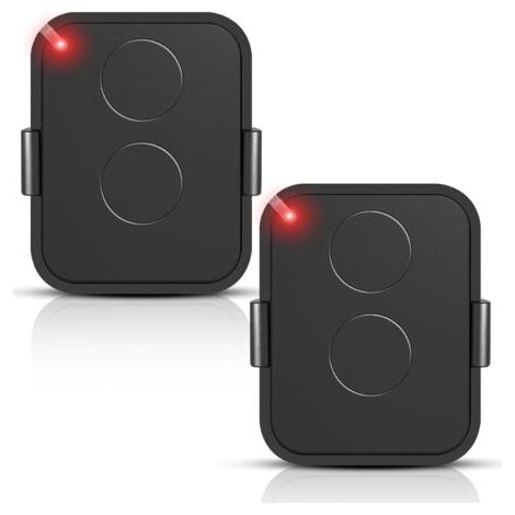 Bunthaus Pa Aiperq Lot De 2 Télécommandes On2e, Émetteur 2 Canaux 433,92 Mhz, Télécommande Pour Portail, Code Tournant Sécurisé, Compatible Avec Les Récepteurs Automatisés