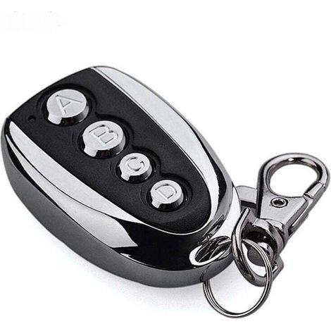 Télécommande Universelle Porte Garage 433 Mhz Clone 4 Clés Code Auto Reprogrammable