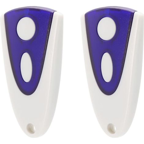 Lot De 2 Télécommandes De Porte De Garage – Compatible Novoferm Novotron 502 Max43-2 Et 512 Mix43-2 – Fréquence 433,92 Mhz – 2 Canaux - 92mhzz
