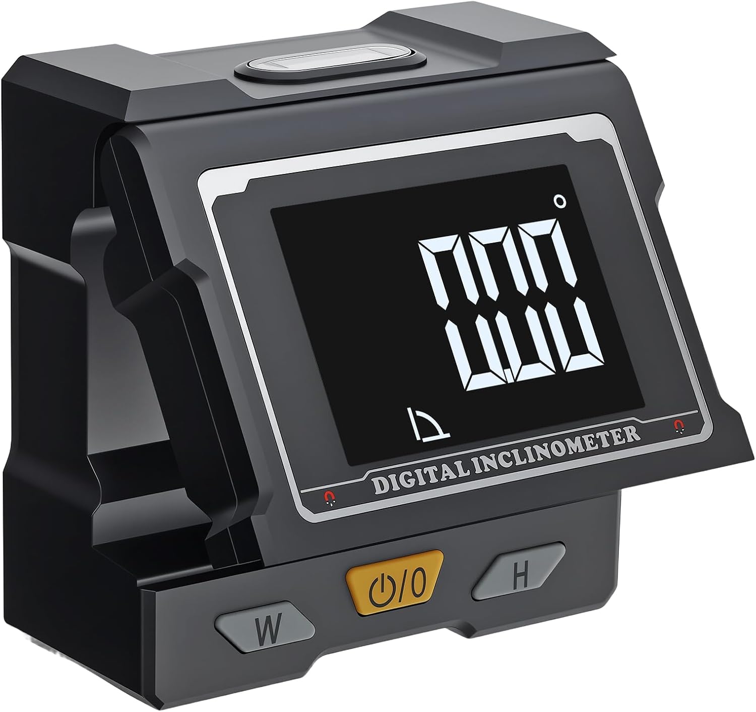 Magnetische Digitale Elektronische Wasserwaage – Hochpräzise Digitale Neigungsmessung (0,01°), Um 90° Drehbarer Lcd-bildschirm, 4×90° / 2×180°, Winkelmesser Aus Aluminium Für Schreinerarbeiten, Heimwe