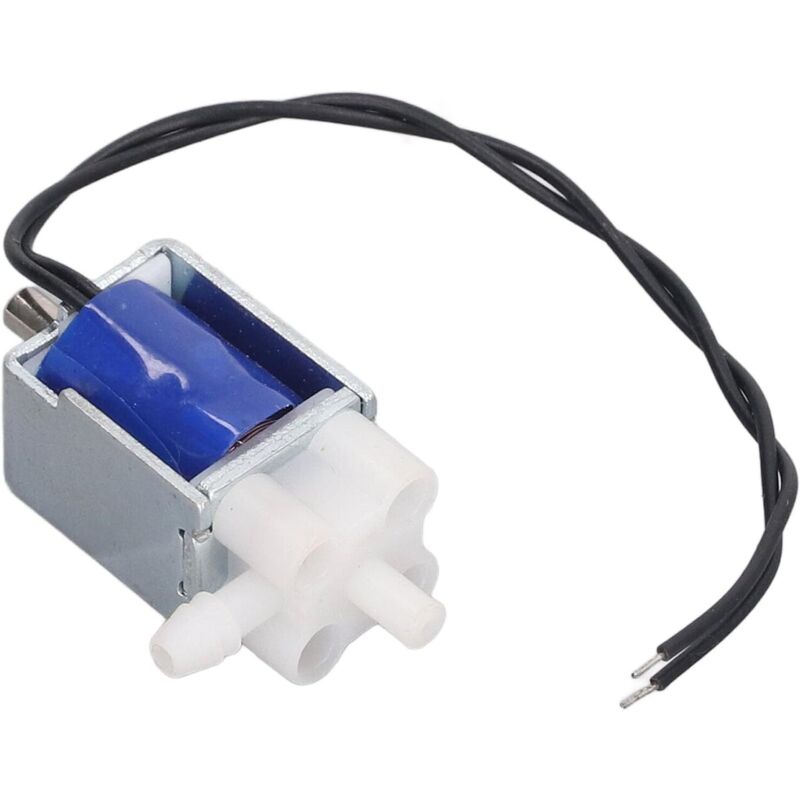 Mini-2-positionen-3-wege-magnetventil, 100 Ma 0,6 W Elektromagnetisches Auslassventil Mikro-magnetventil Mit Schneller Ansprechzeit Normalerweise Offen Für Industrie, Labor (dc 6 V)