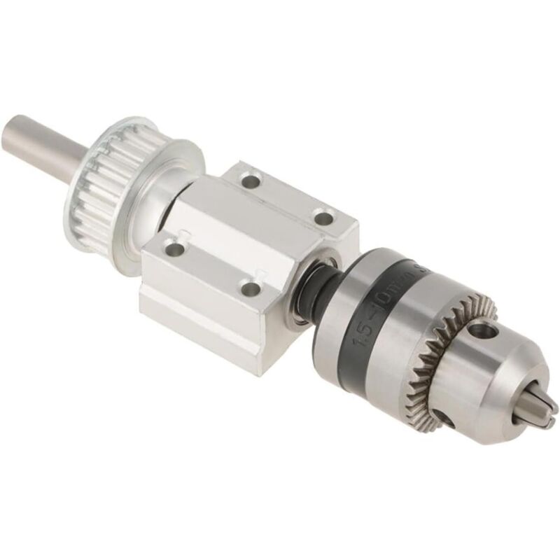 Unmotorisierte Tischbohrspindel, 1,5–10 Mm B12 Hochpräzise, Ungeschmierte Spindel, Tischbohrfutter-adapter Für Tischbohrmaschinen Und Heimwerkerbohrmaschinen