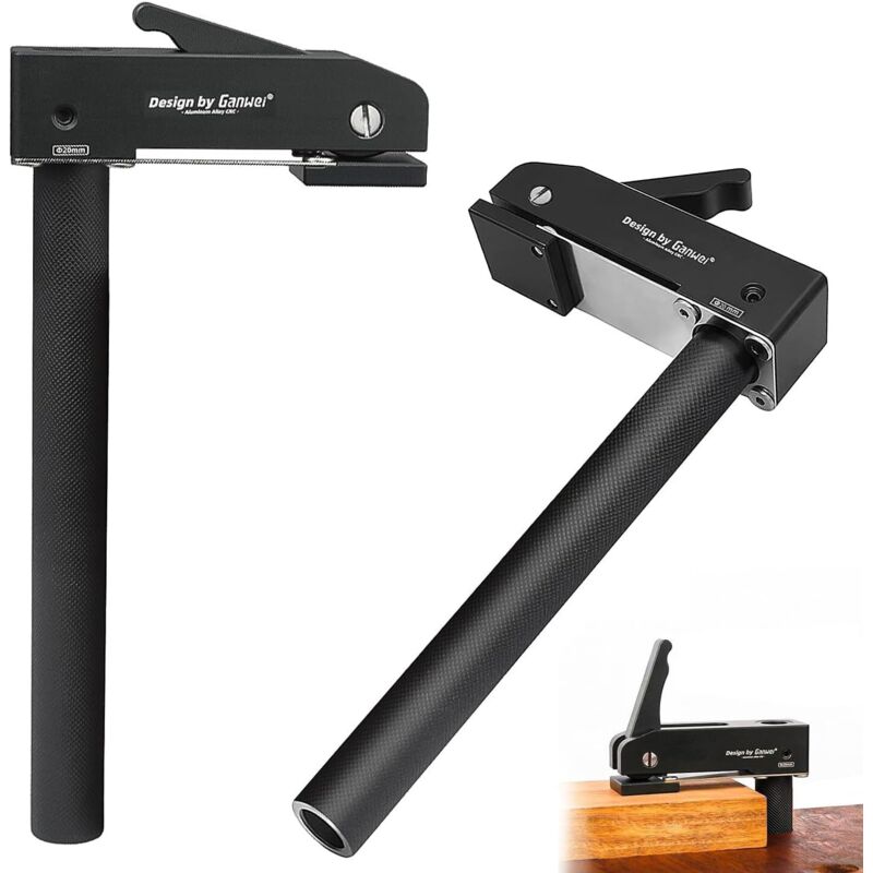 2-teiliges Schnellspannzwingen-set, 20 Mm Verstellbare Holzbearbeitungszwingen, Schwarz