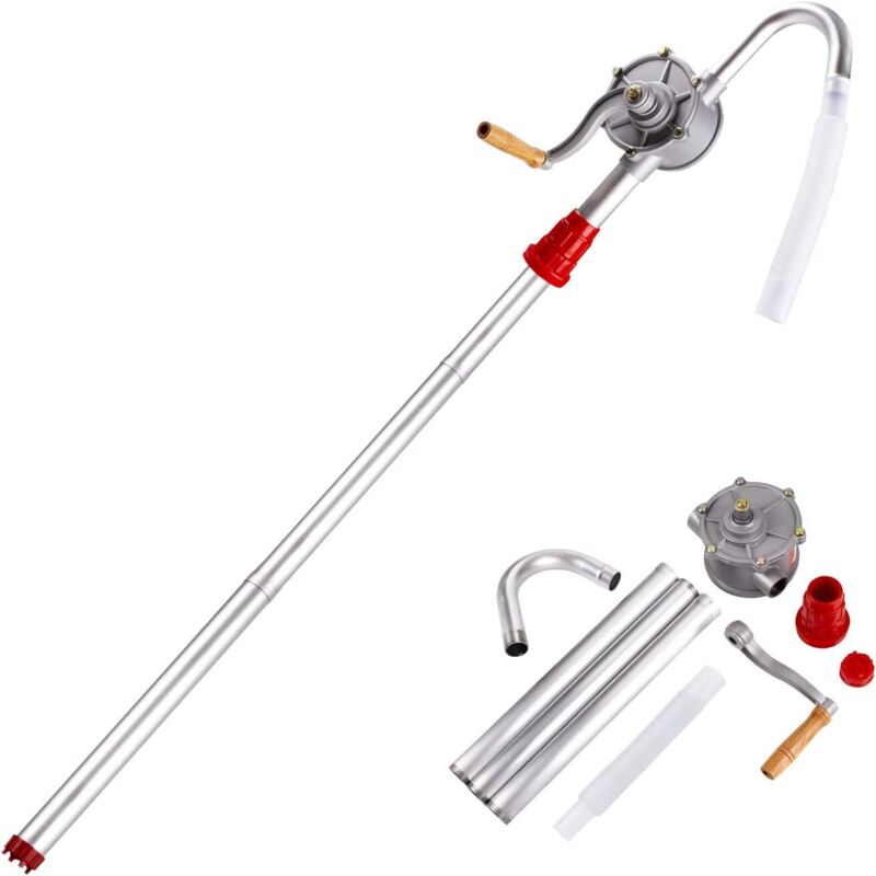 Handkurbelpumpe, Fasspumpe, Manuelle Ölpumpe, Ölpumpe Aus Aluminiumlegierung, 29 L/min, Zum Pumpen Von Flüssigkeiten: Benzin, Diesel, Kerosin, Motoröl, Hydrauliköl