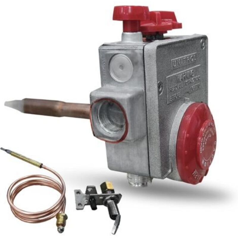 110-326 Gas-warmwasserbereiter-ventil, Erdgas-warmwasserbereiter-thermostat, Gas-warmwasserbereiter-regelventil Mit 1-3/8"-spindel, 3-1/2"-wc