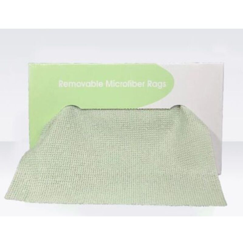20 X 20 Cm Mikrofasertuch Mit Box, Großpackung Mikrofasertücher Für Zuhause, Wiederverwendbare Mikrofasertücher Fürs Auto, Grün