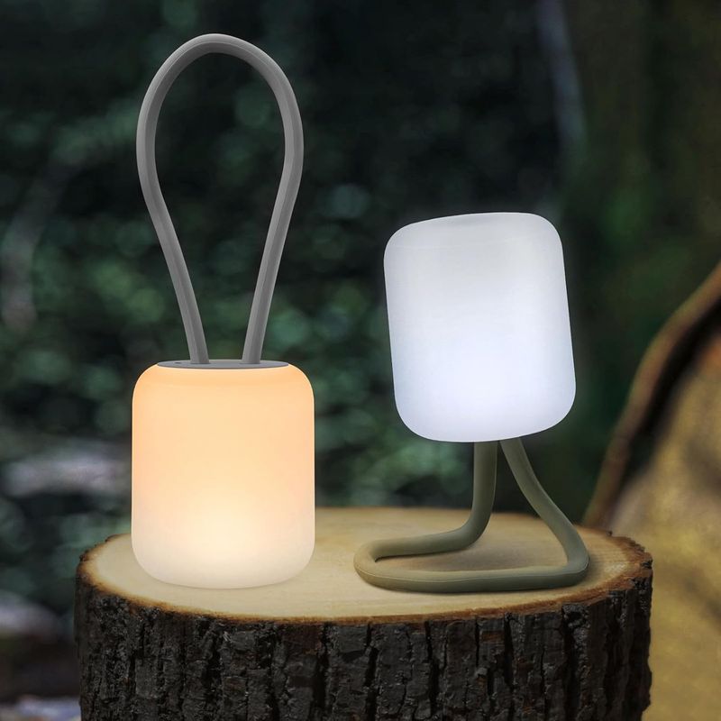 Campinglampe, Tragbare Outdoor-lampe Zum Aufhängen, Aufstellen Und Aufstellen, Warmweißes Oder Weißes Campinglicht (grün)