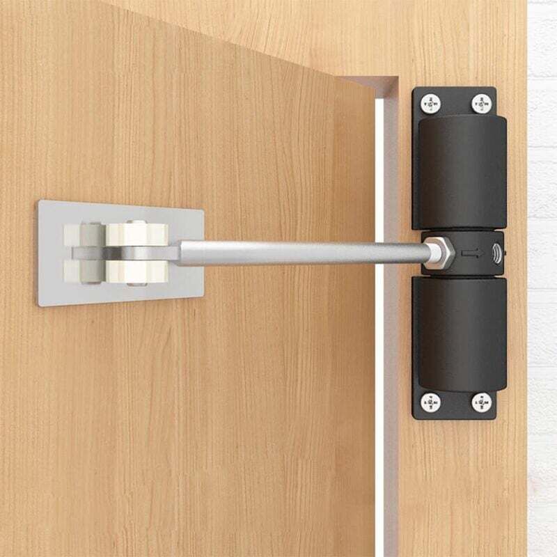 Automatischer Türschließer Aus Zinklegierung – Maximale Belastung 40 Kg – Soft-close-system Für Türen Bis 1000 Mm – Für Holz Und Metall