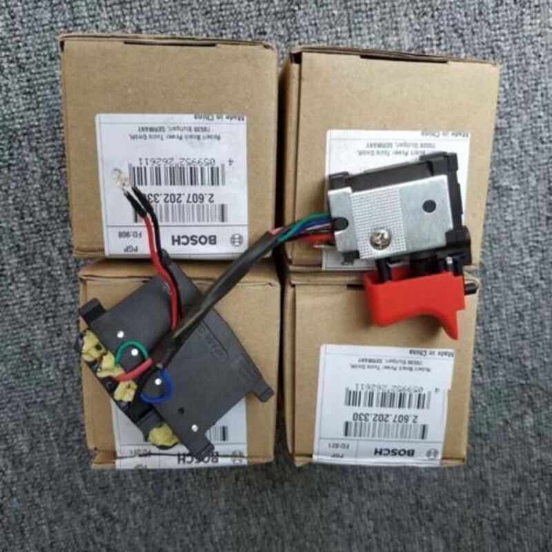 Bosch – Ladeschalter Für Bohrmaschine, Originalzubehör, Drehzahlschalter Gsb180-li, Elektronikmodul 2607202330