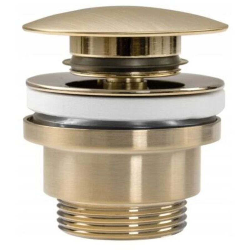 Universal Click-clack Spülbeckenablauf, Rea Brush Gold Matt