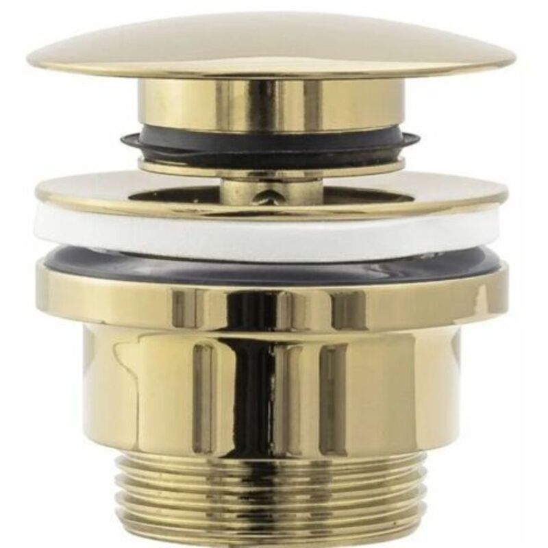 Rea Gold Clic-clac Universal-waschbeckenablaufrohr Mit Überlauf