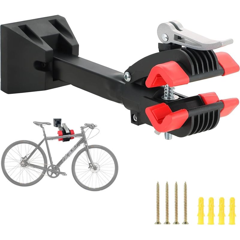 Wandmontierter Fahrradreparaturständer: Robuster Und Faltbarer Wartungsständer Mit Verstellbarer Klemme Für Verschiedene Fahrradtypen.