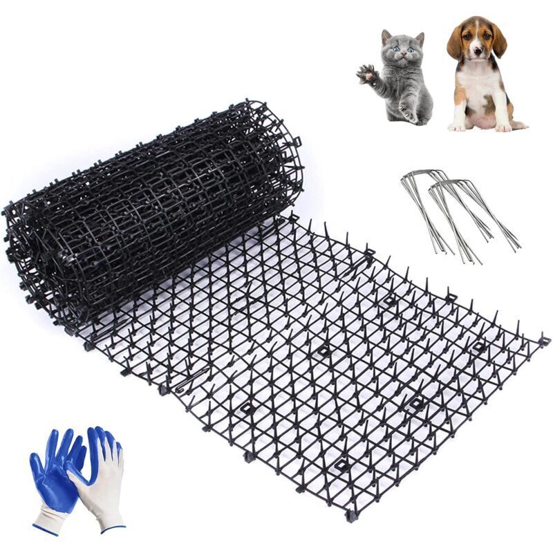 1 Stück Tapis Anti Chat Anti Chiens Für Außen Und Innen, Tapis Pic De Jardin Anti-chat Anti-creusage Für Canapé Balcon Oder Extérieur, Tapis Répulsif Dissuasif Chat Chien Animaux